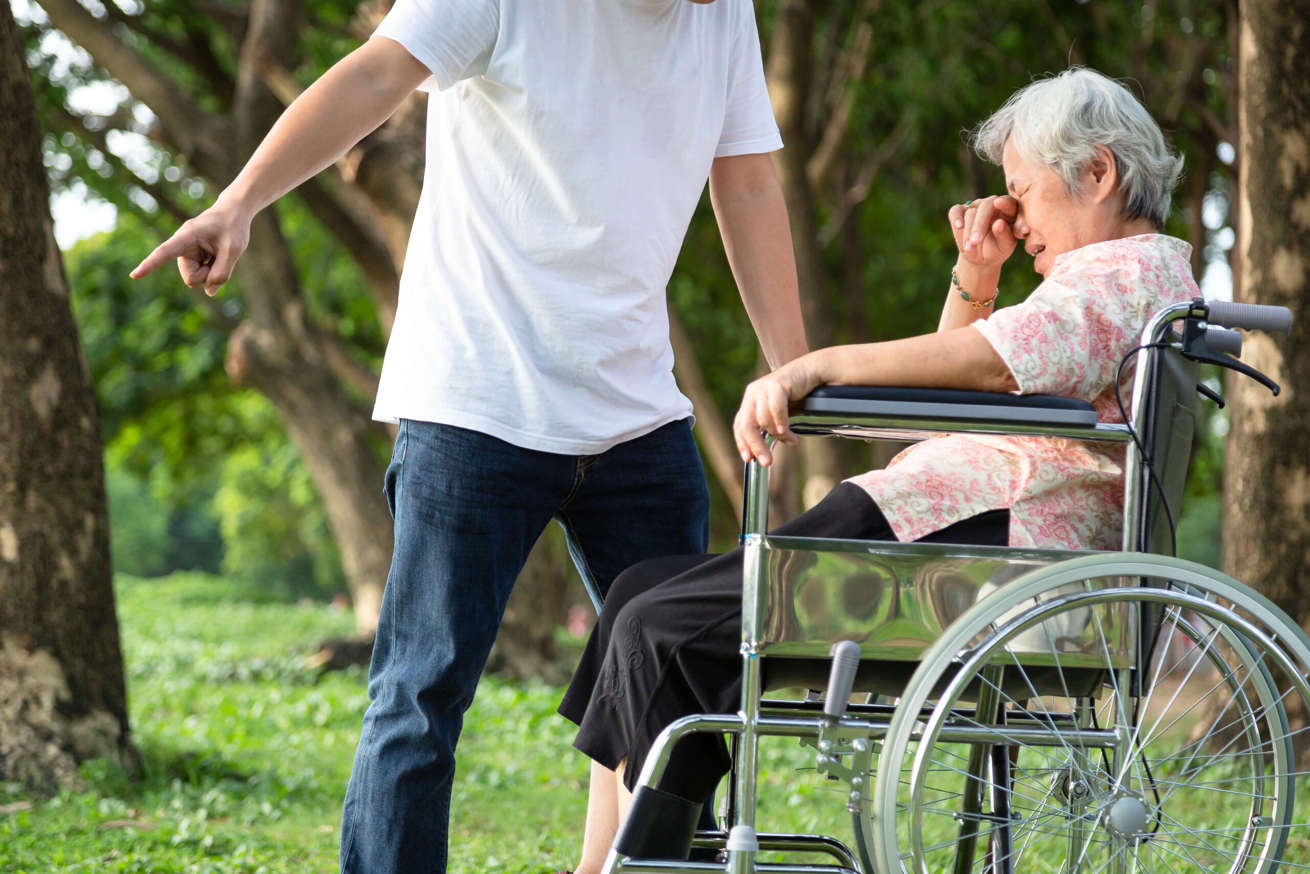 What are the signs of emotional abuse in nursing homes