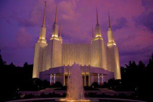 Lds temple in washington dc.